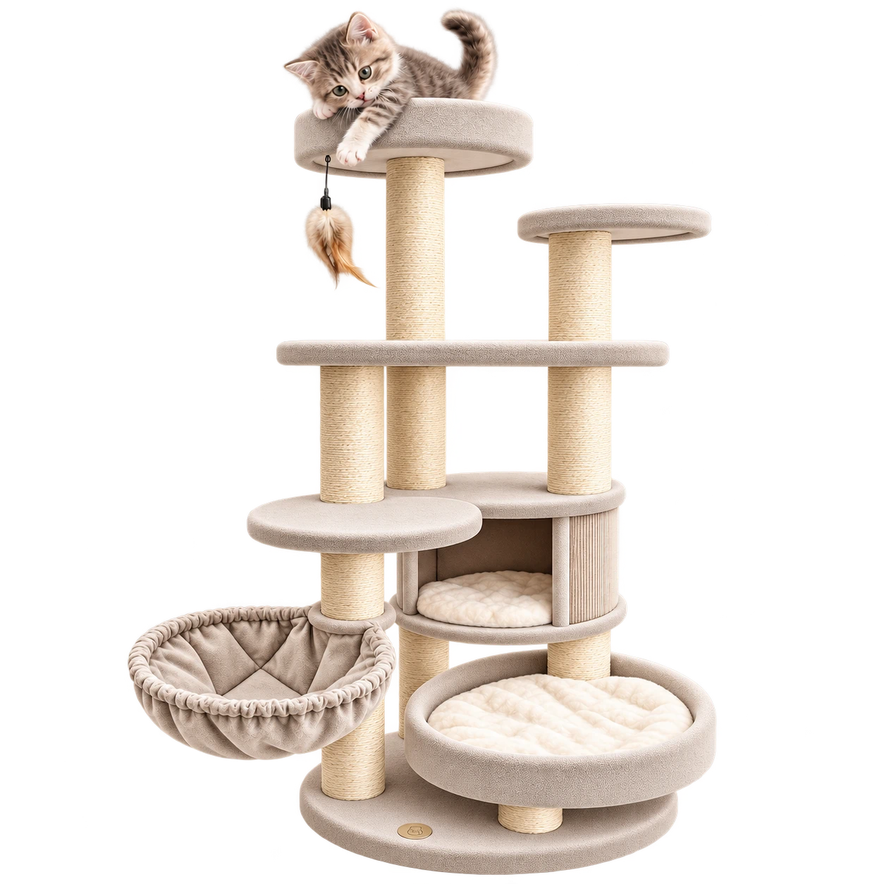 CAT ESSENTIALS cat everyday essentials · flower-bud cat tree
