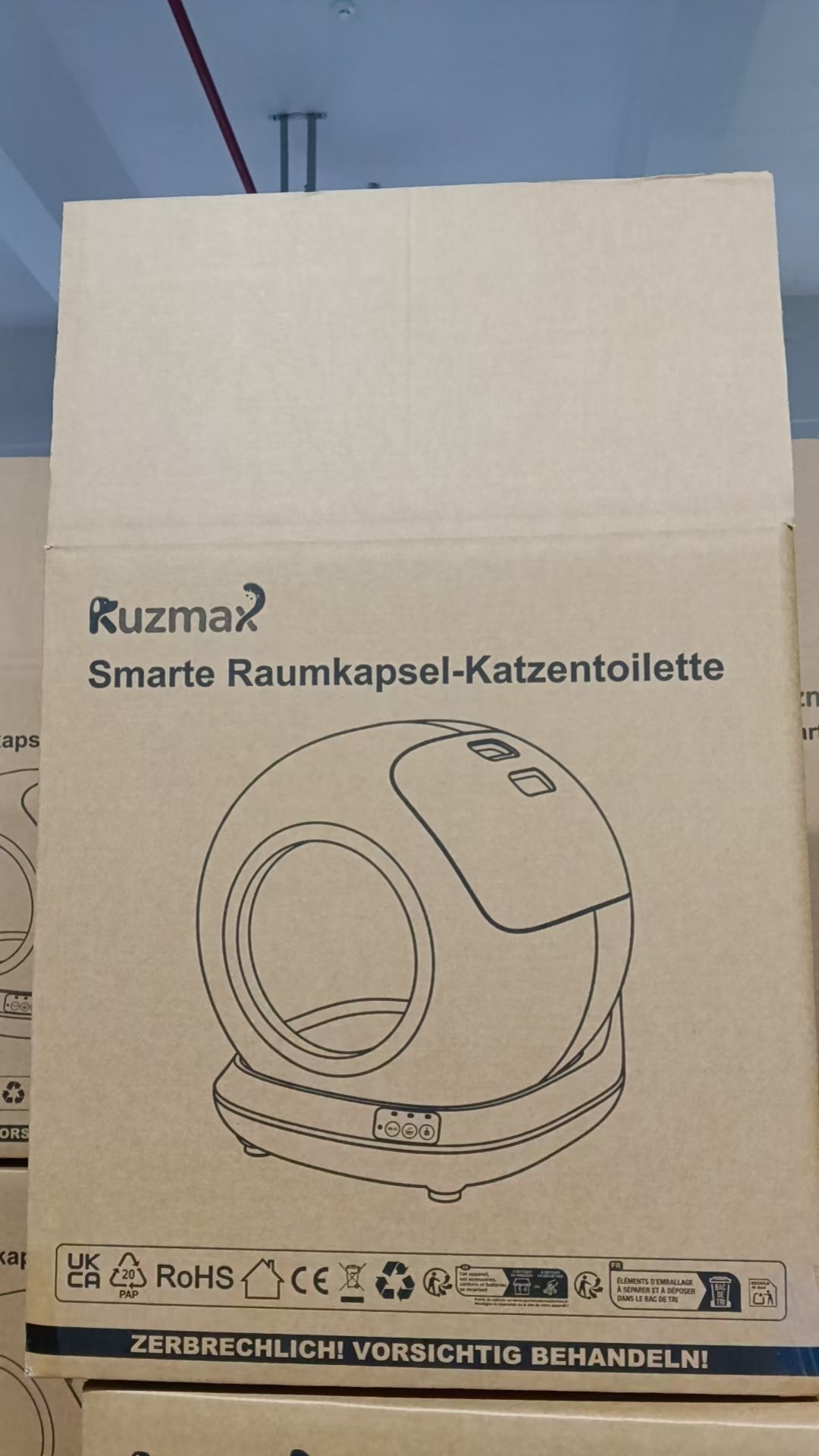 Smart Space Capsule Cat Litter Box project evidence — Ruzmax · Smart Cat Litter Box Project
