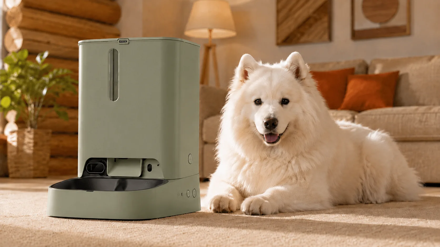 GuardHound Smart Feeder Pro · Sage Green · GuardHound DOG