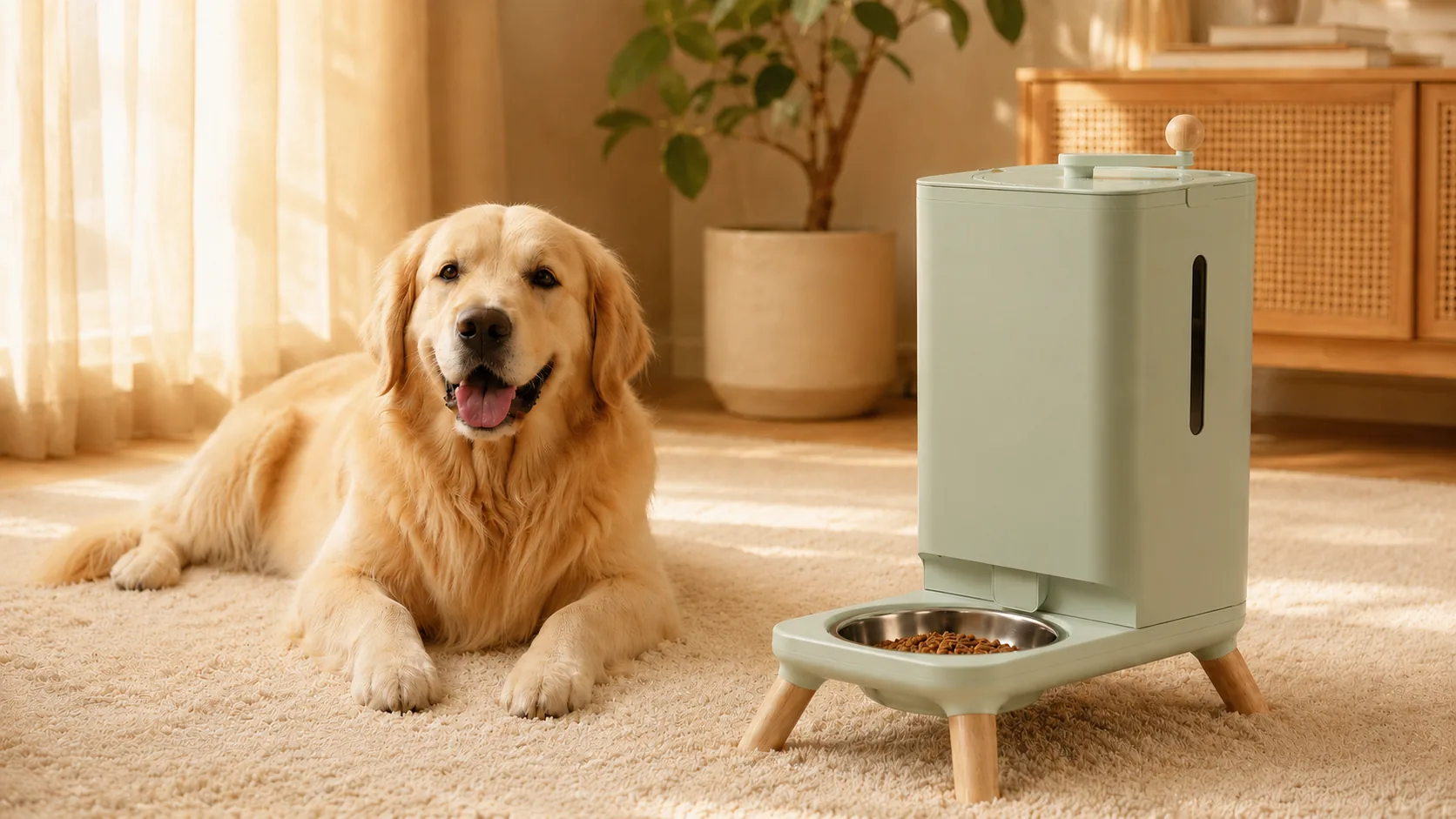 Smart Feeder Pro Max · Sage Green · GuardHound DOG