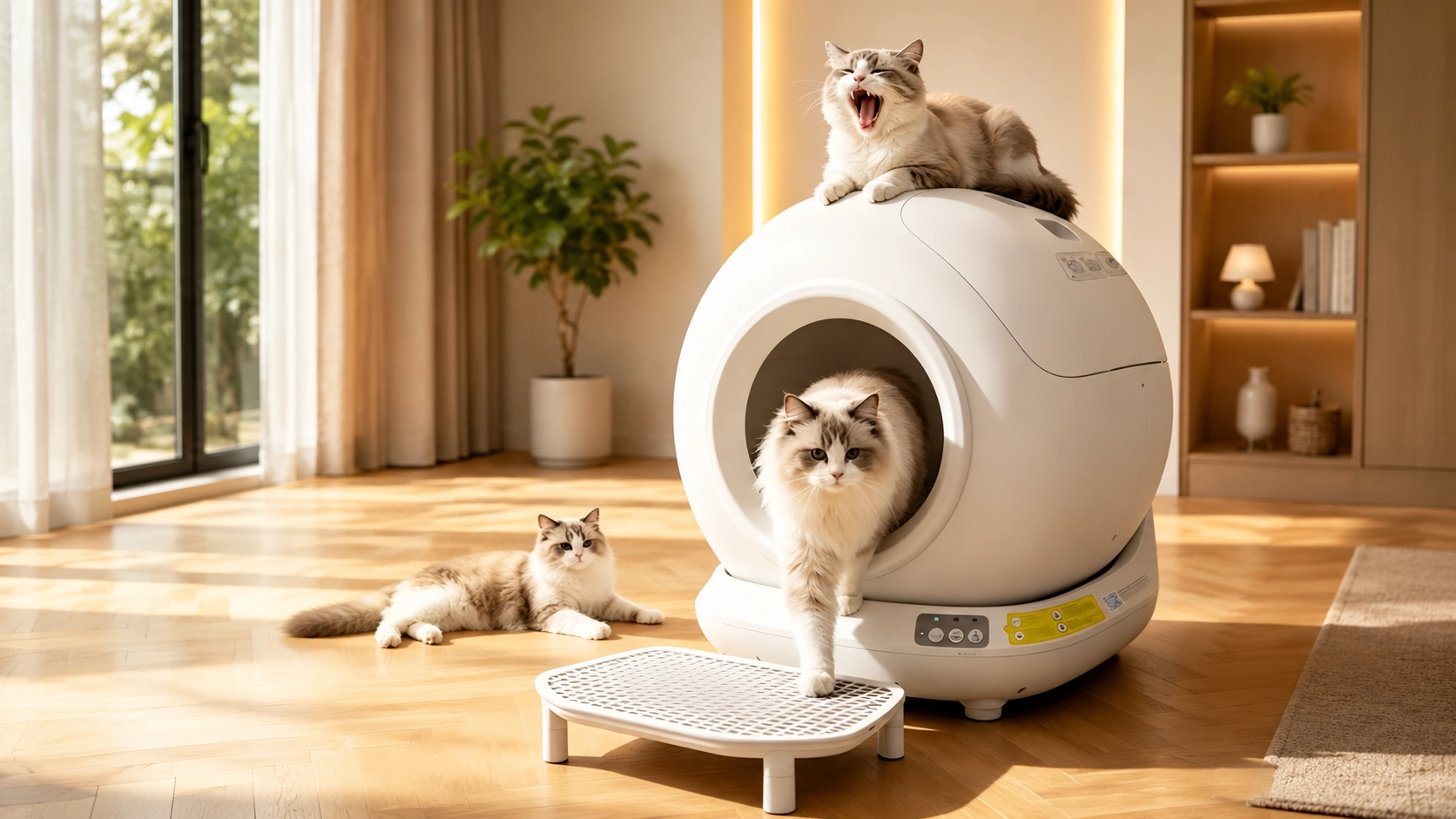 Smart Automatic Cat Litter Box · GuardLynx