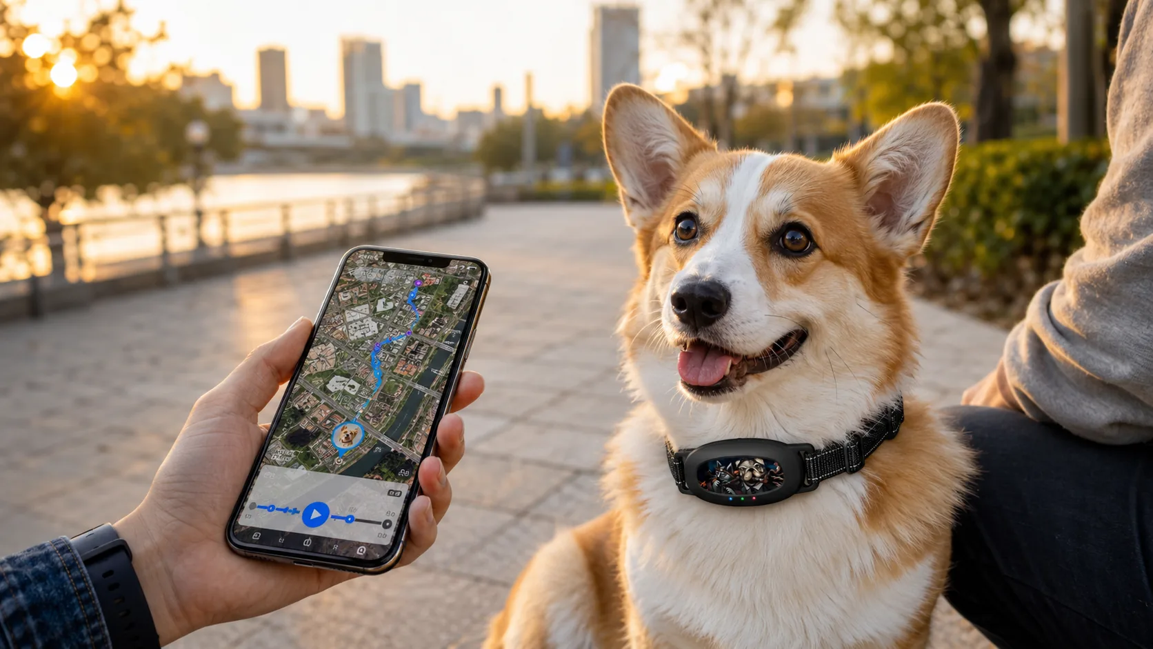 GuardHound Long-Lasting GPS Pet Tracker · Rugged & Waterproof · GuardHound DOG