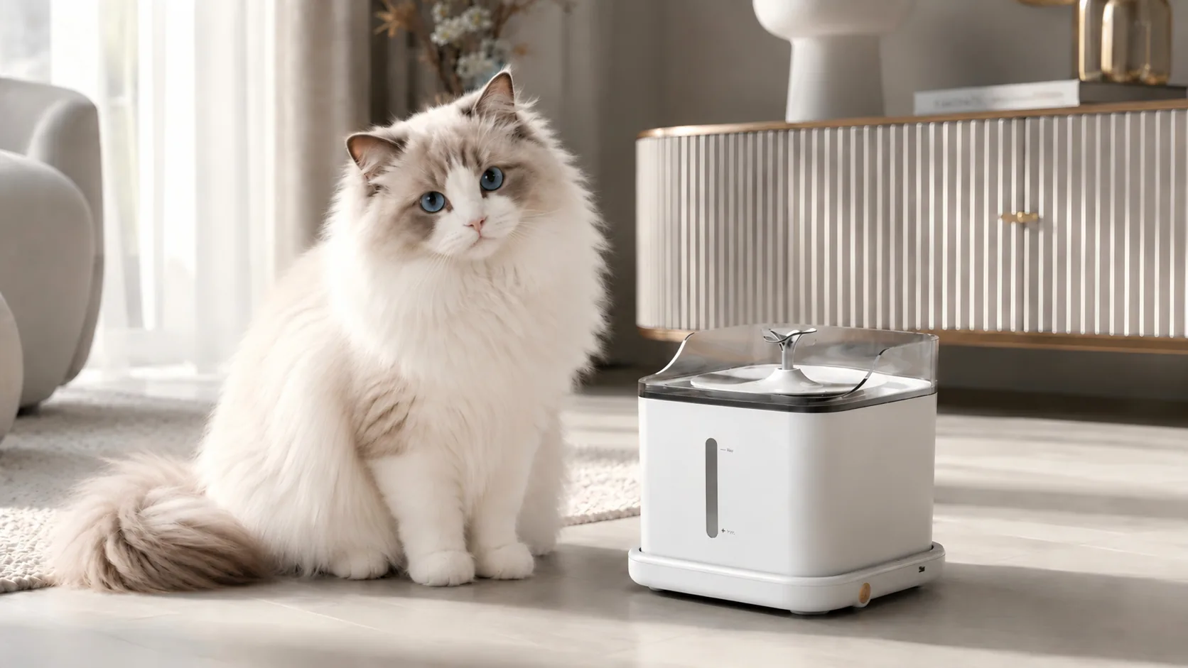 Hydro-Separation Smart Pet Water Fountain · GuardLynx