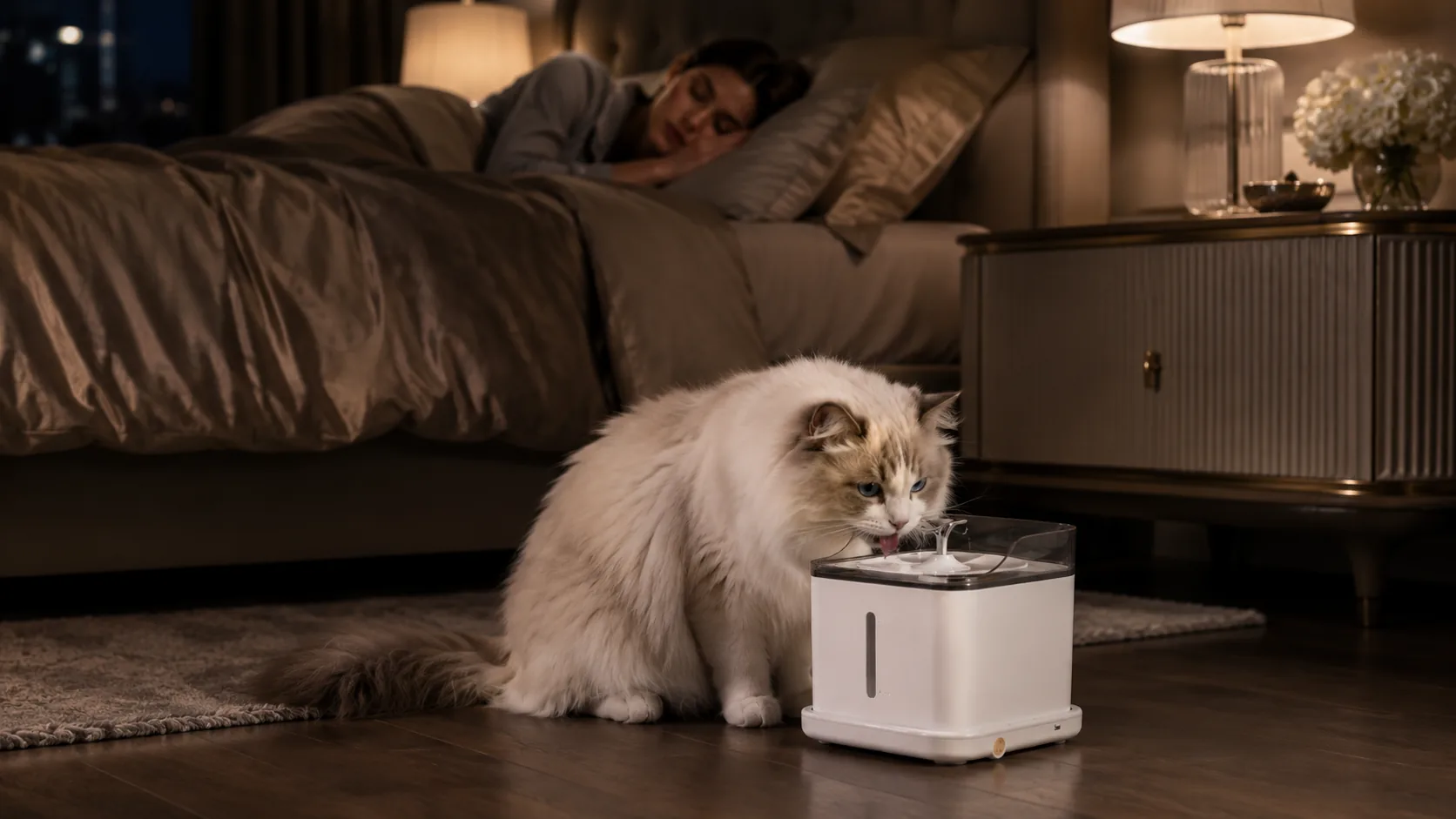 Hydro-Separation Smart Pet Water Fountain · Silent Night Guardian · GuardLynx