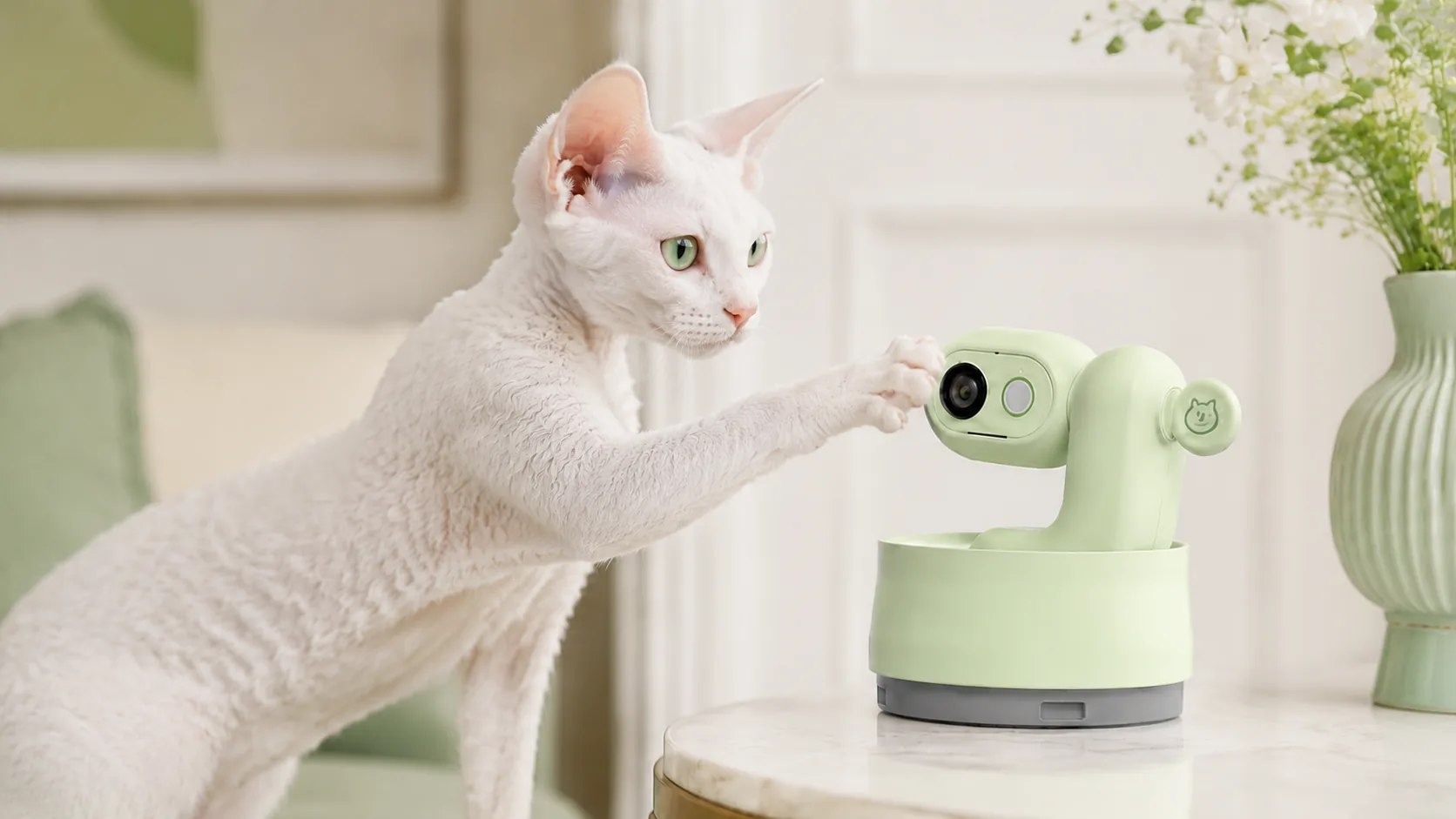 GuardLynx Fixed Smart Pet Camera · AI Smart Recognition · GuardLynx