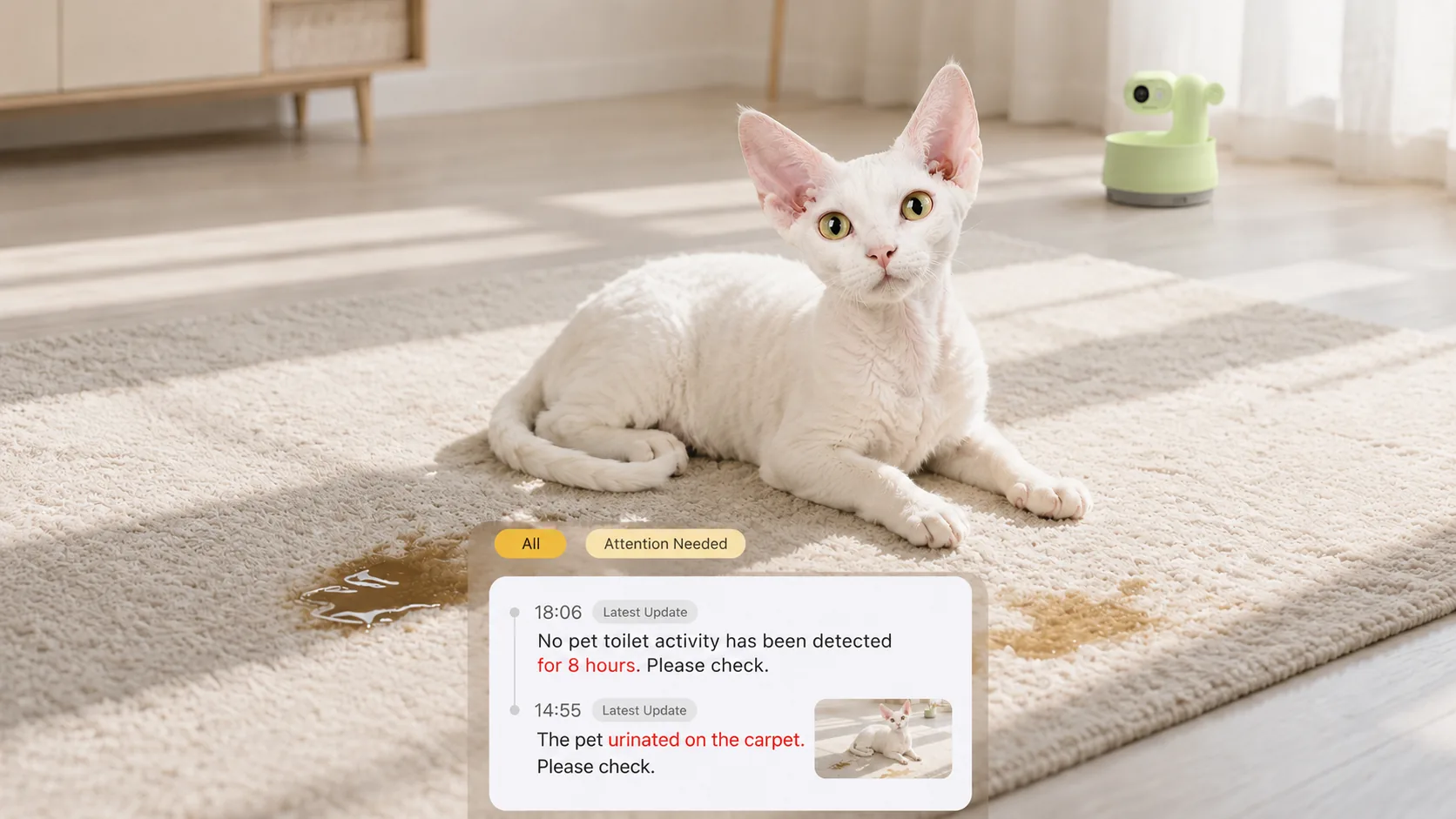 GuardLynx Fixed Smart Pet Camera · Smart Behavior Recognition · GuardLynx