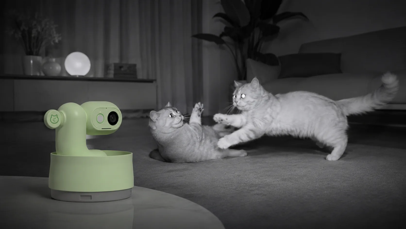 GuardLynx Fixed Smart Pet Camera · Clear Nighttime Protection · GuardLynx