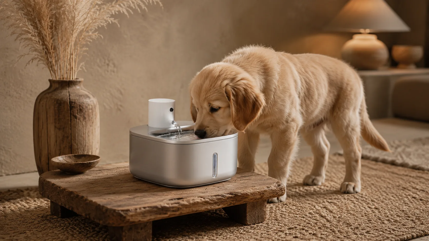 GuardHound Smart Water Fountain for Pets · Triple Filtration System · GuardHound DOG