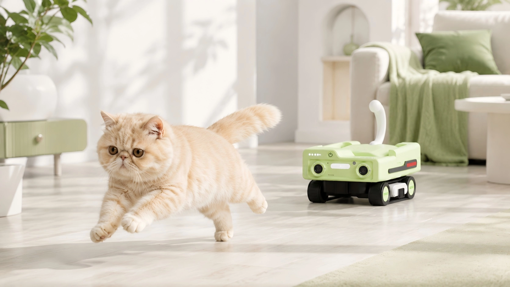 PetPlayMove Smart Interactive Camera · Fun Roaming Companion · GuardLynx