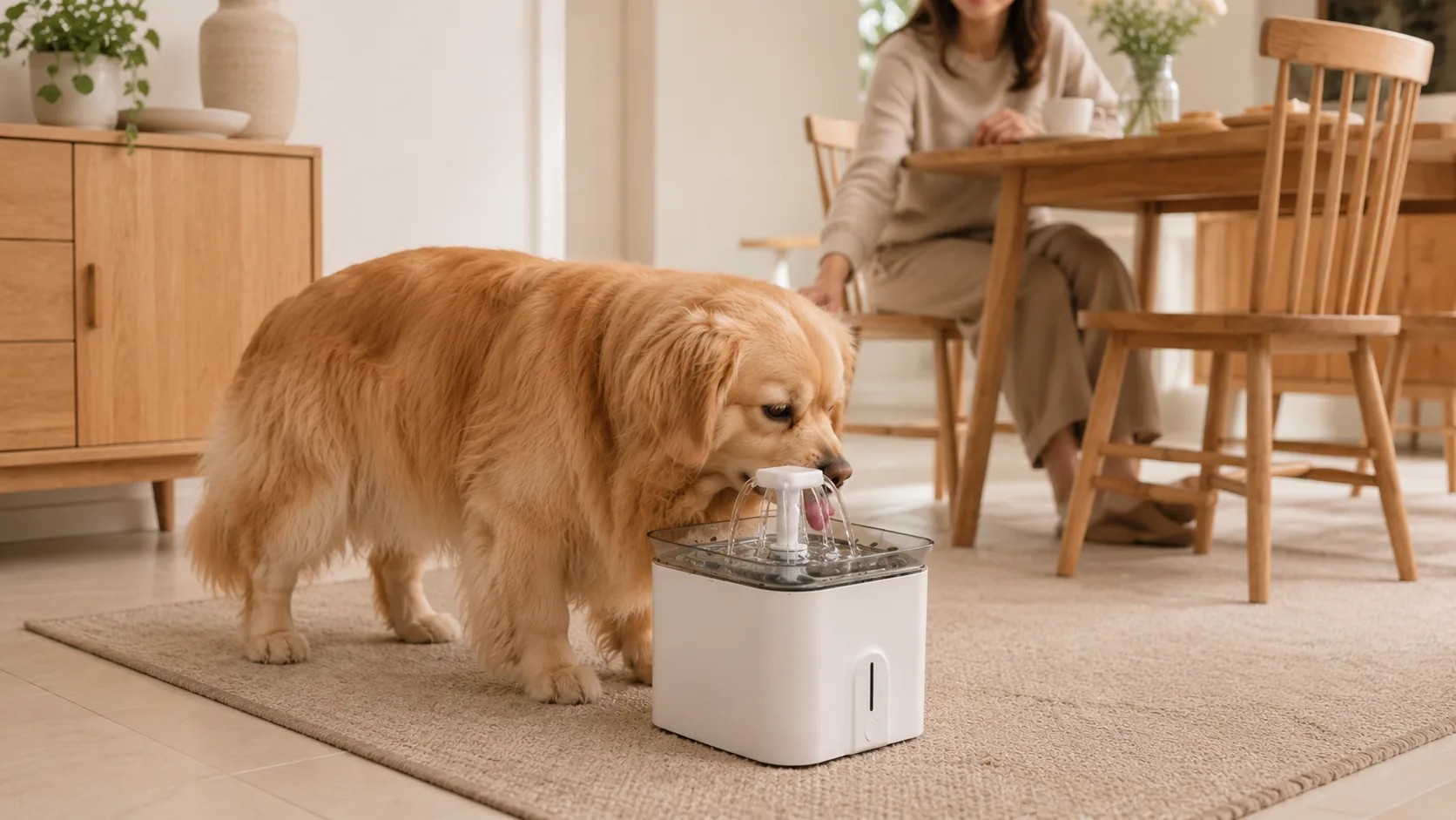 Pet Water Fountain with Circulation Filter · Kitchen Convenience · GuardHound DOG