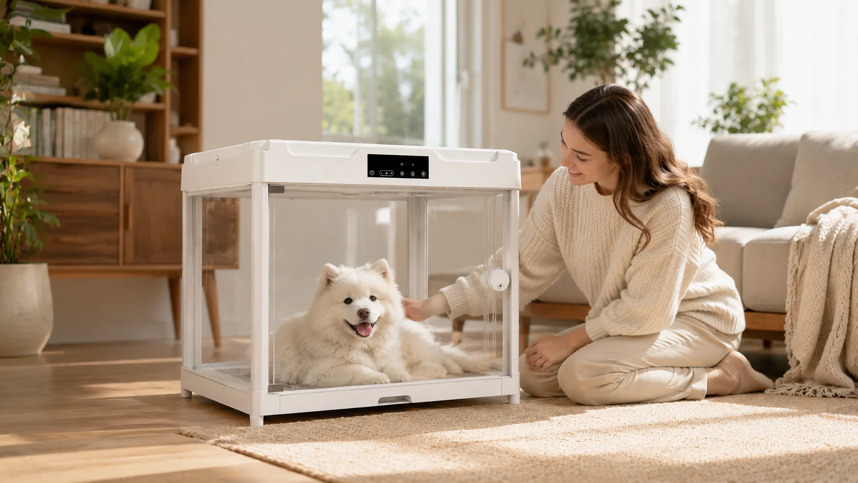 GuardHound All-Smart Pet Cabin · Cozy Indoor Retreat · GuardHound DOG