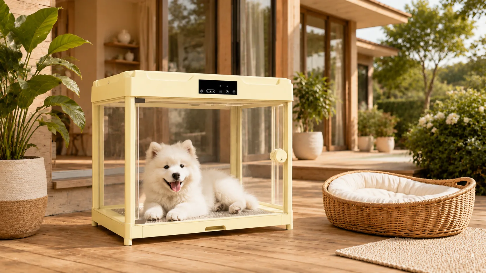 GuardHound All-Smart Pet Cabin · Cream Yellow · GuardHound DOG