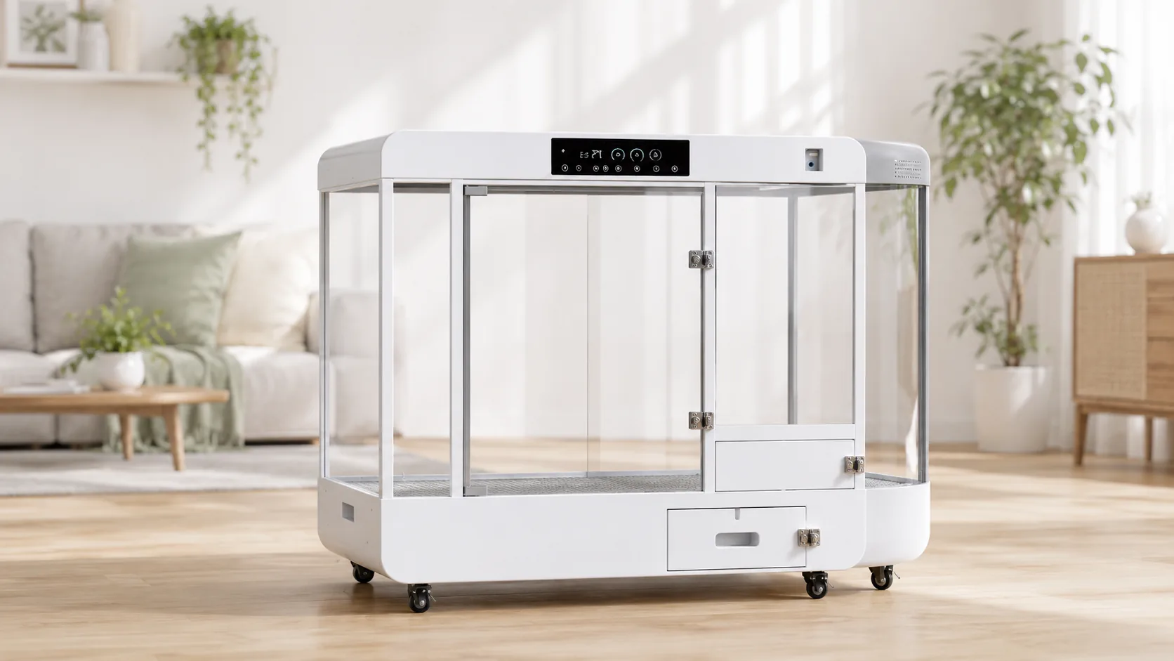GuardHound Smart Climate-Controlled Pet Cabin · Sleek Modern Design · GuardHound DOG