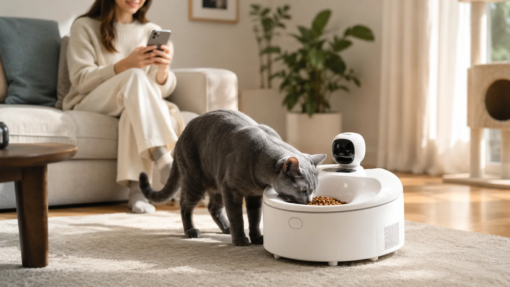 Fresh Food Meal Feeder with Temperature Control · Smart Companion · GuardLynx