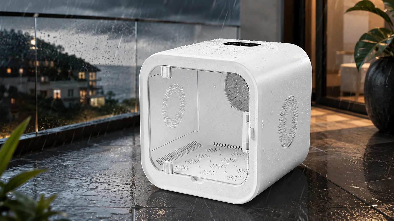 GuardLynx Smart Pet Drying Box · Moisture-Proof, Lasting Fresh · GuardLynx