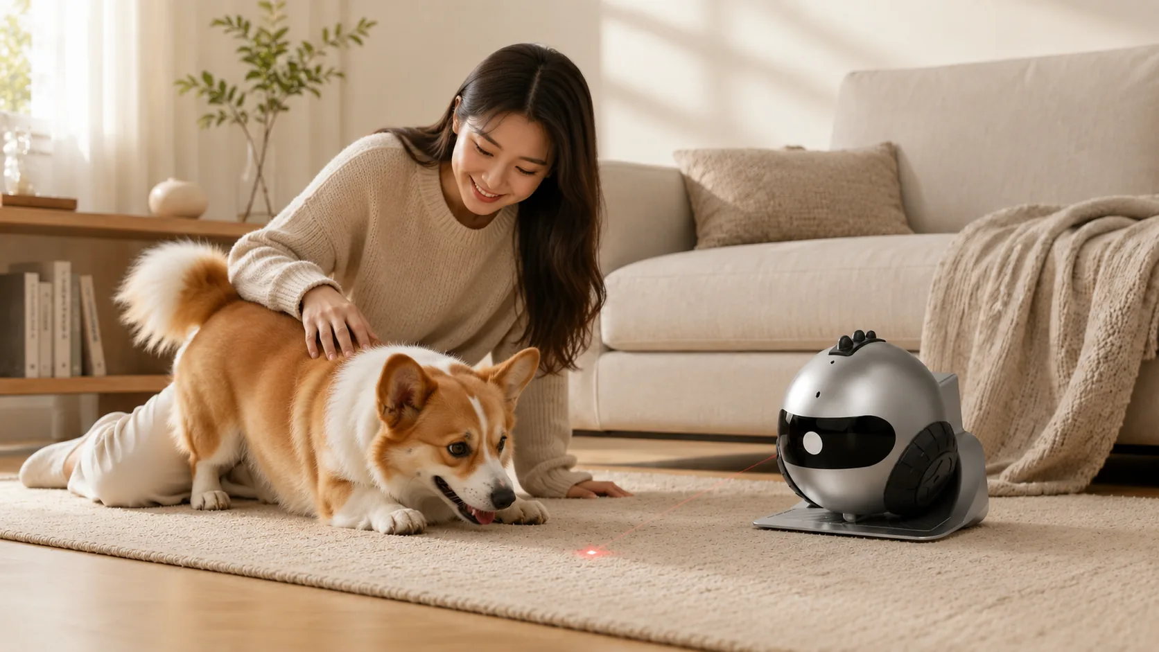 GuardHound Pet Monitoring Robot · Living Room Watch · GuardHound DOG