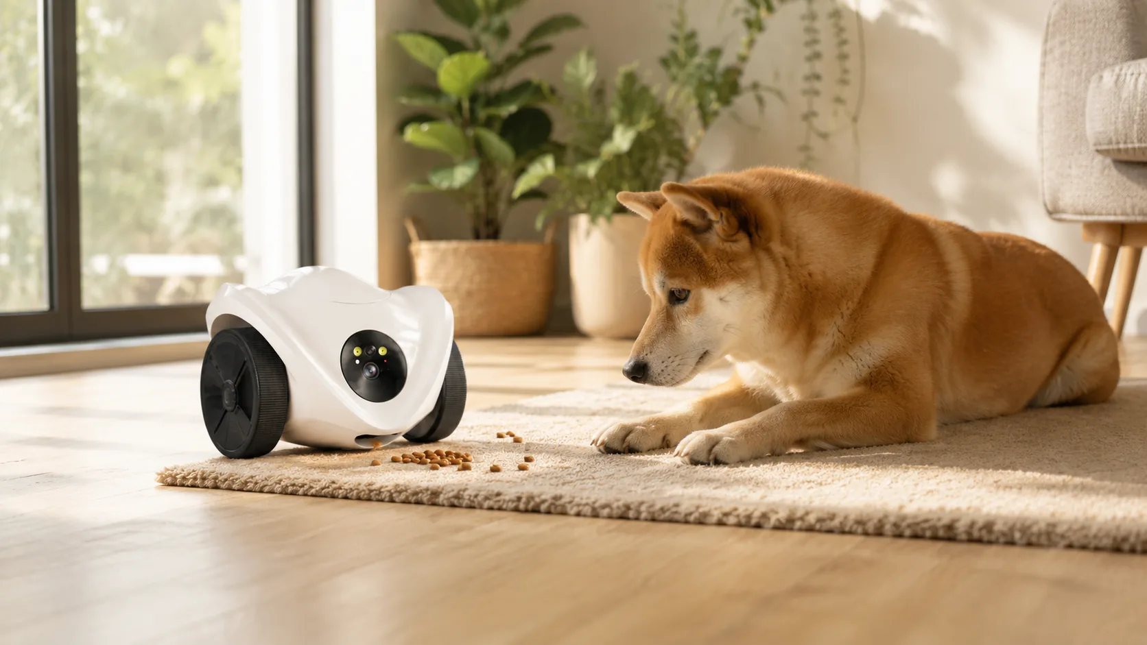 GuardHound Interactive Pet Monitoring Feeder · Get Instant Alerts · GuardHound DOG