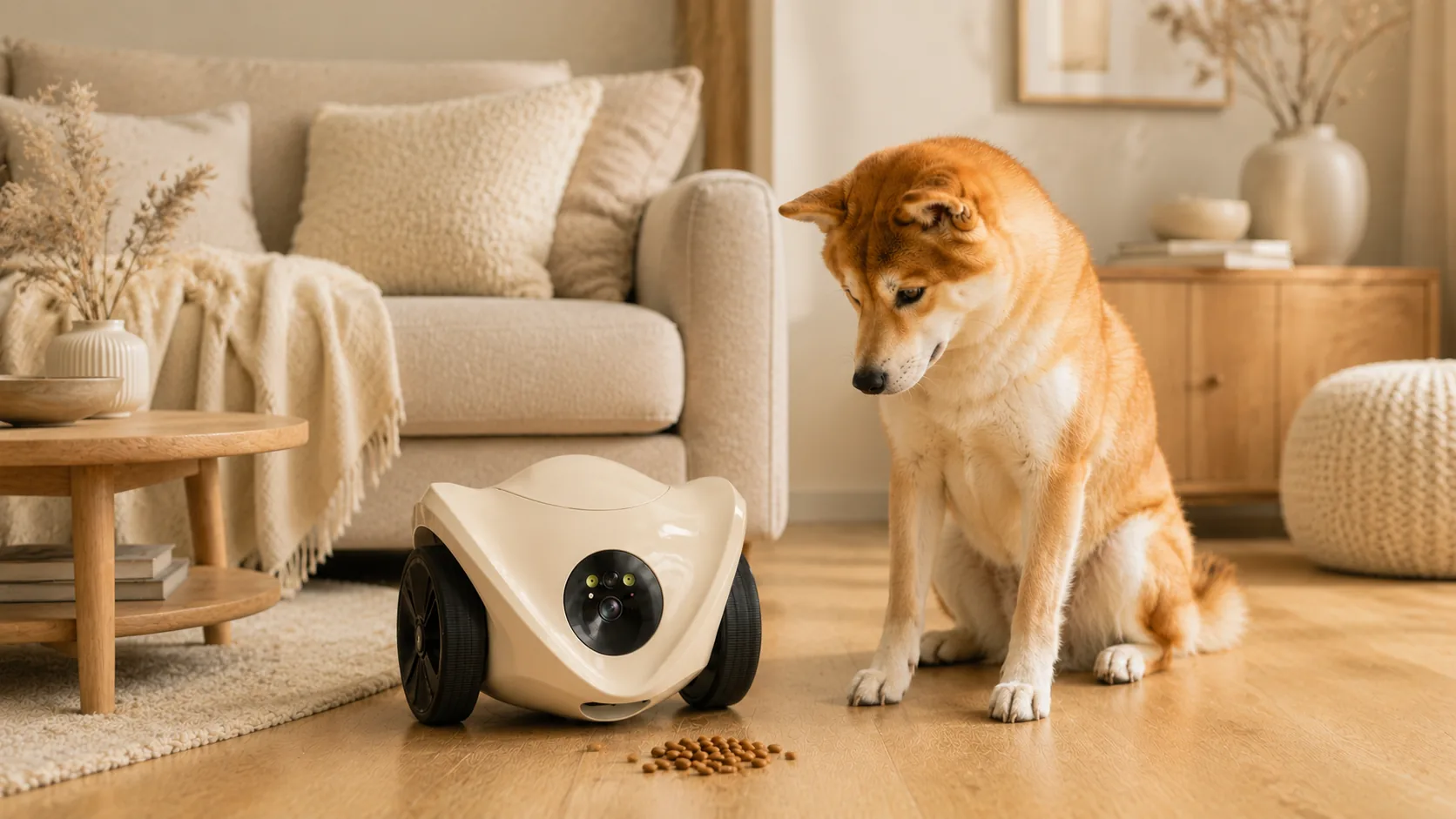 GuardHound Interactive Pet Monitoring Feeder · Cream Rice · GuardHound DOG