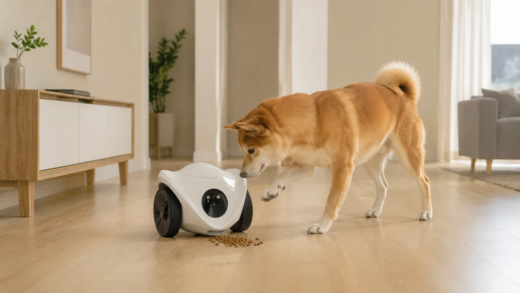 GuardHound Interactive Pet Monitoring Feeder · Pet-Proof Design · GuardHound DOG