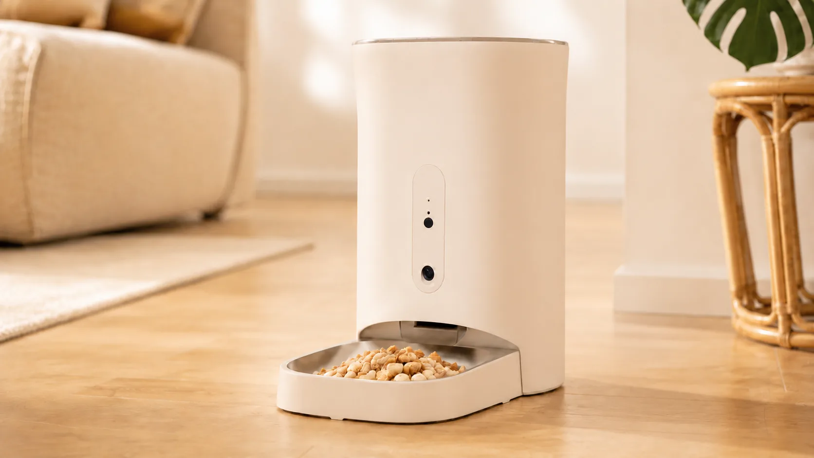 GuardHound Smart Feeder with Camera · Latte Beige · GuardHound DOG