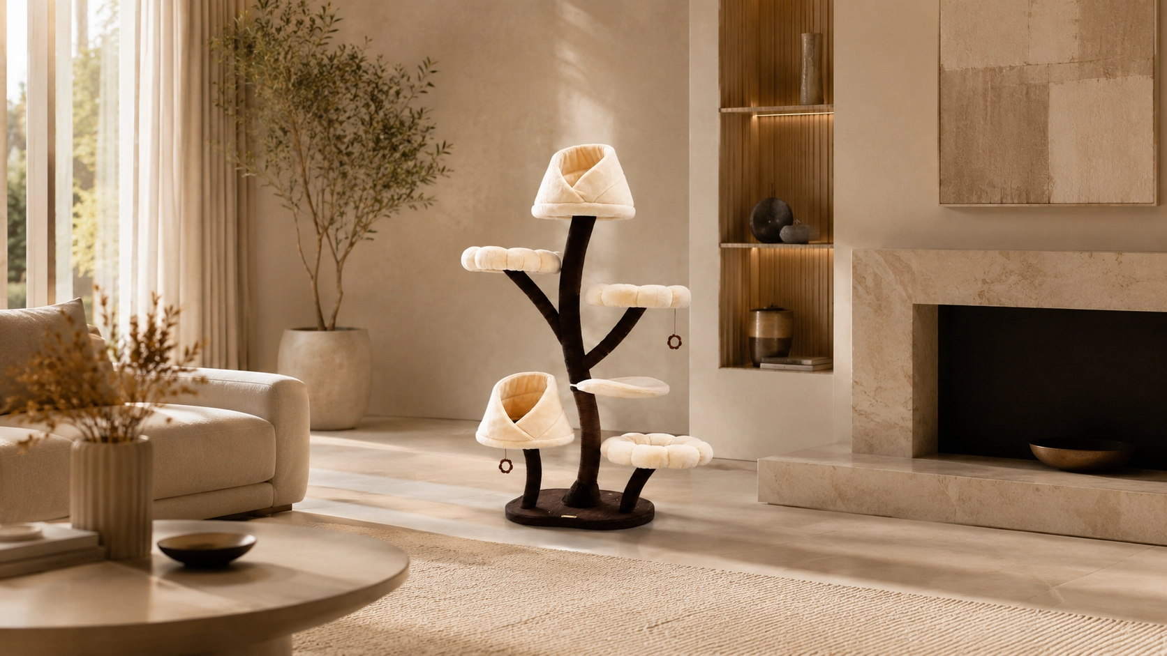 Bud Cat Tree Tower with Cozy Nest · Detail image 1 · GuardLynx