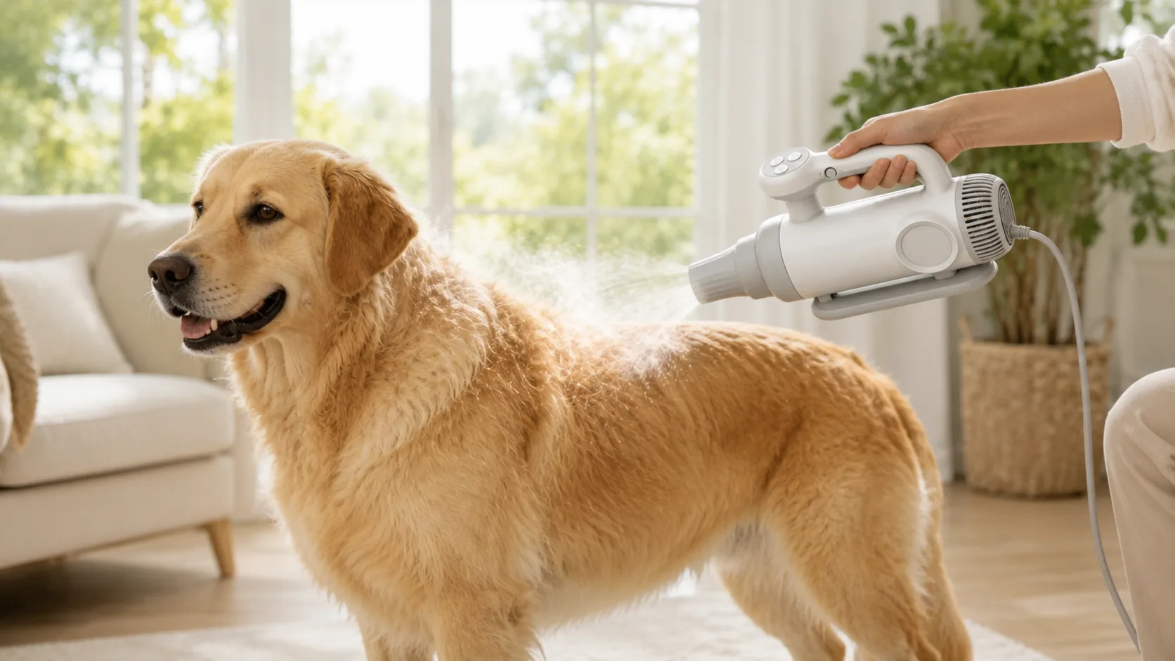 GuardHound Smart Pet Hair Dryer · Intelligent Adaptation · GuardHound DOG