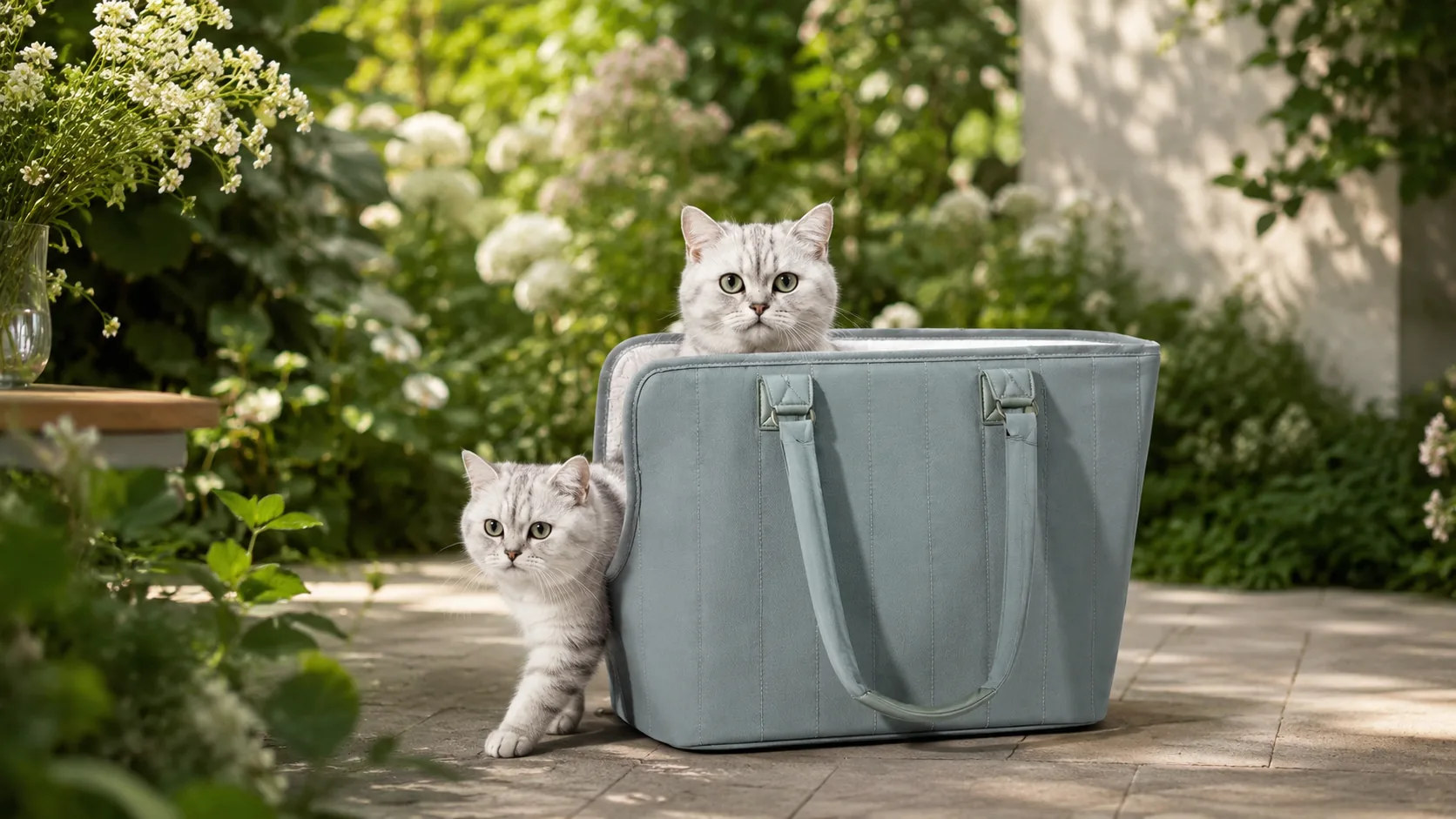 Luxury Waterproof Shoulder Cat Carrier Bag · Reinforced Handles · GuardLynx