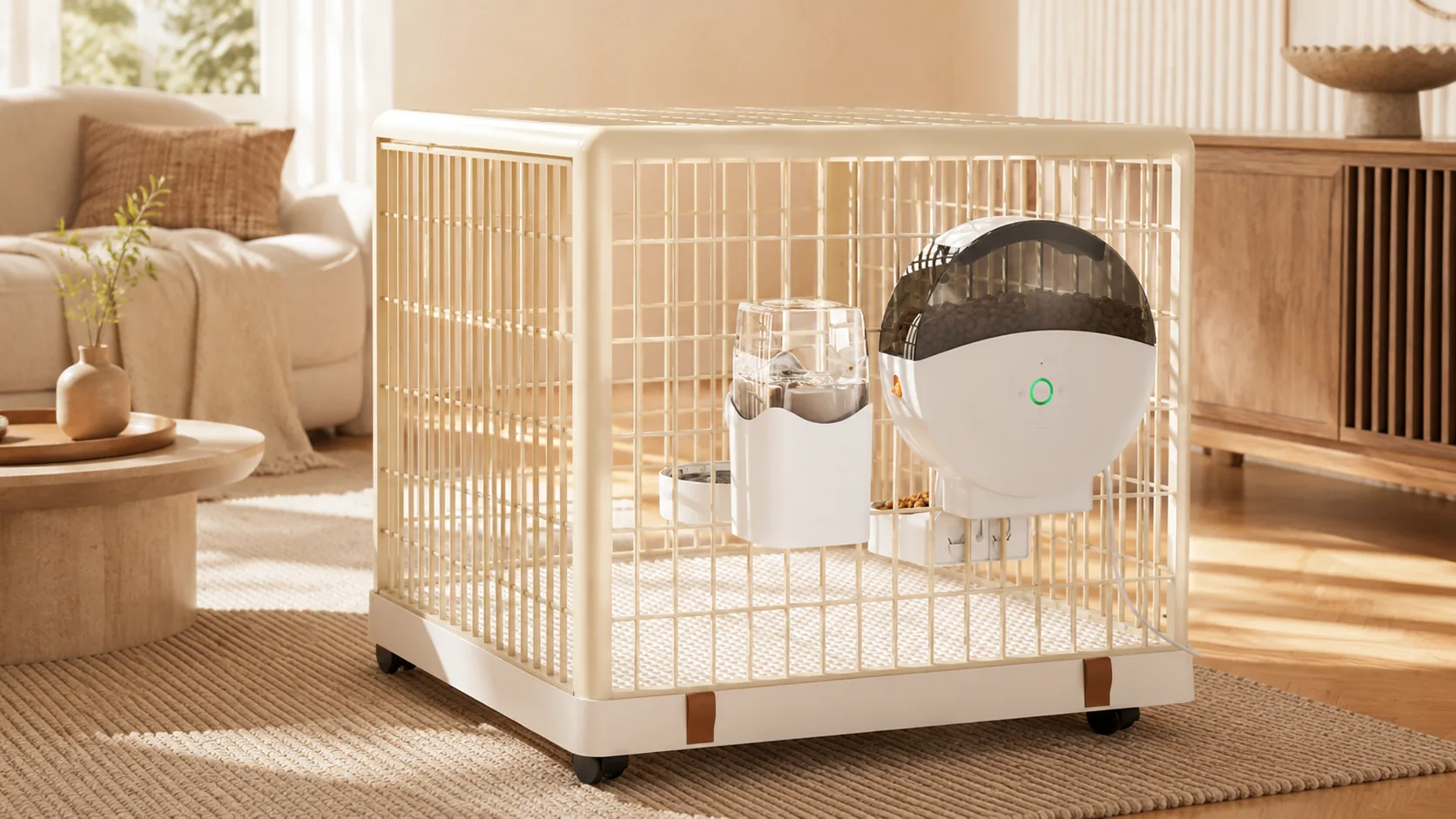 Crate Smart Feeder with Voice Reminder · Adorable Bear Shape · GuardLynx