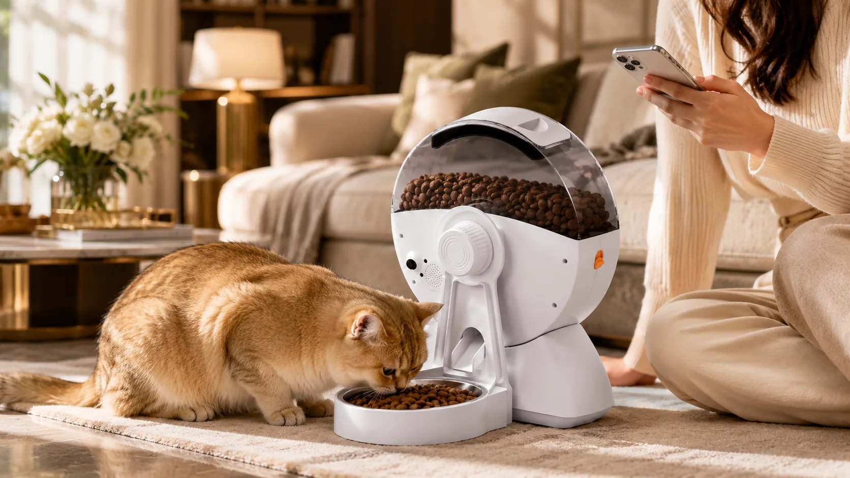 Crate Smart Feeder with Voice Reminder · Set It and Forget It · GuardLynx