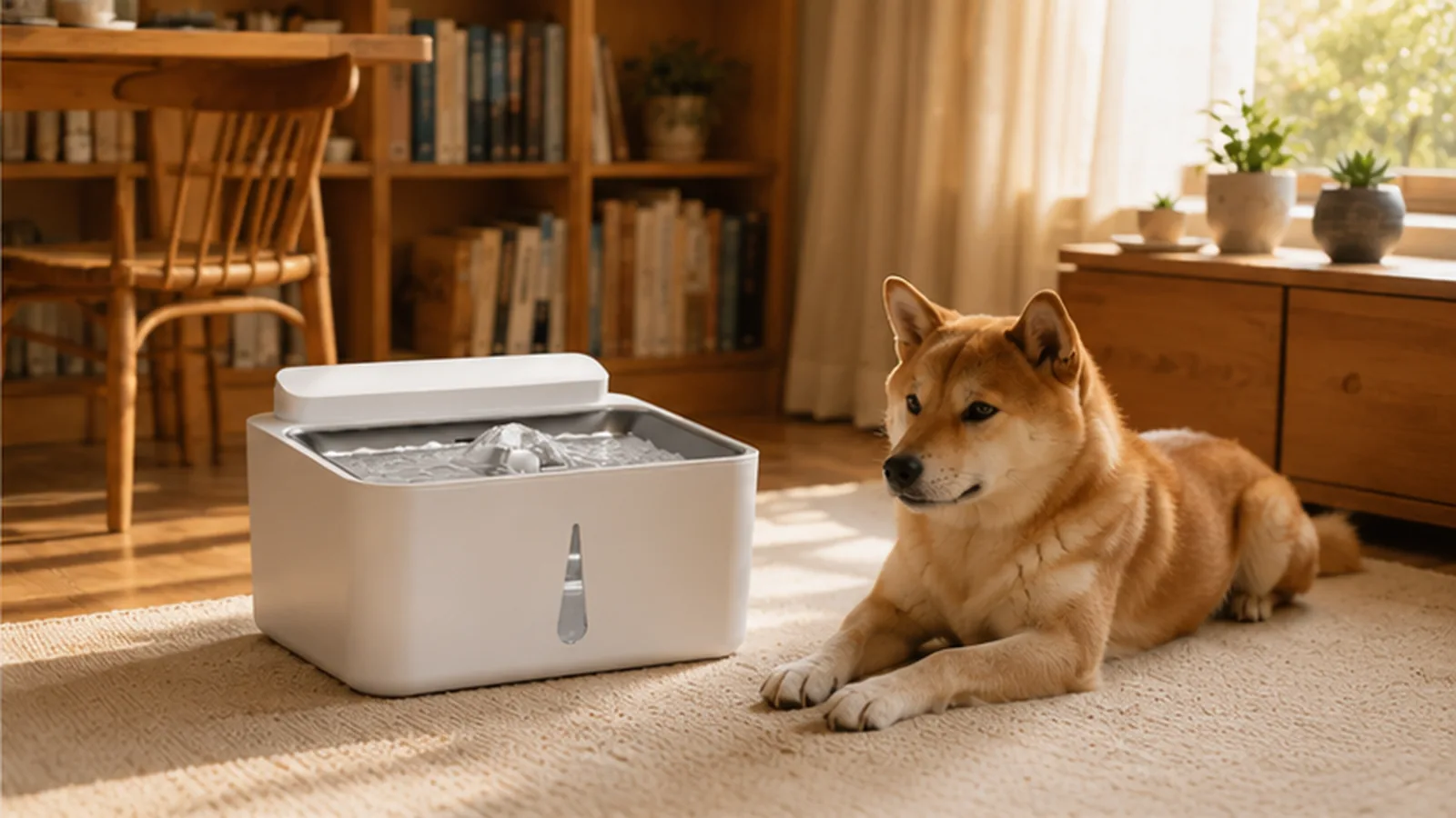GuardHound Smart Recirculating Water Fountain · UV Sterilization · GuardHound DOG