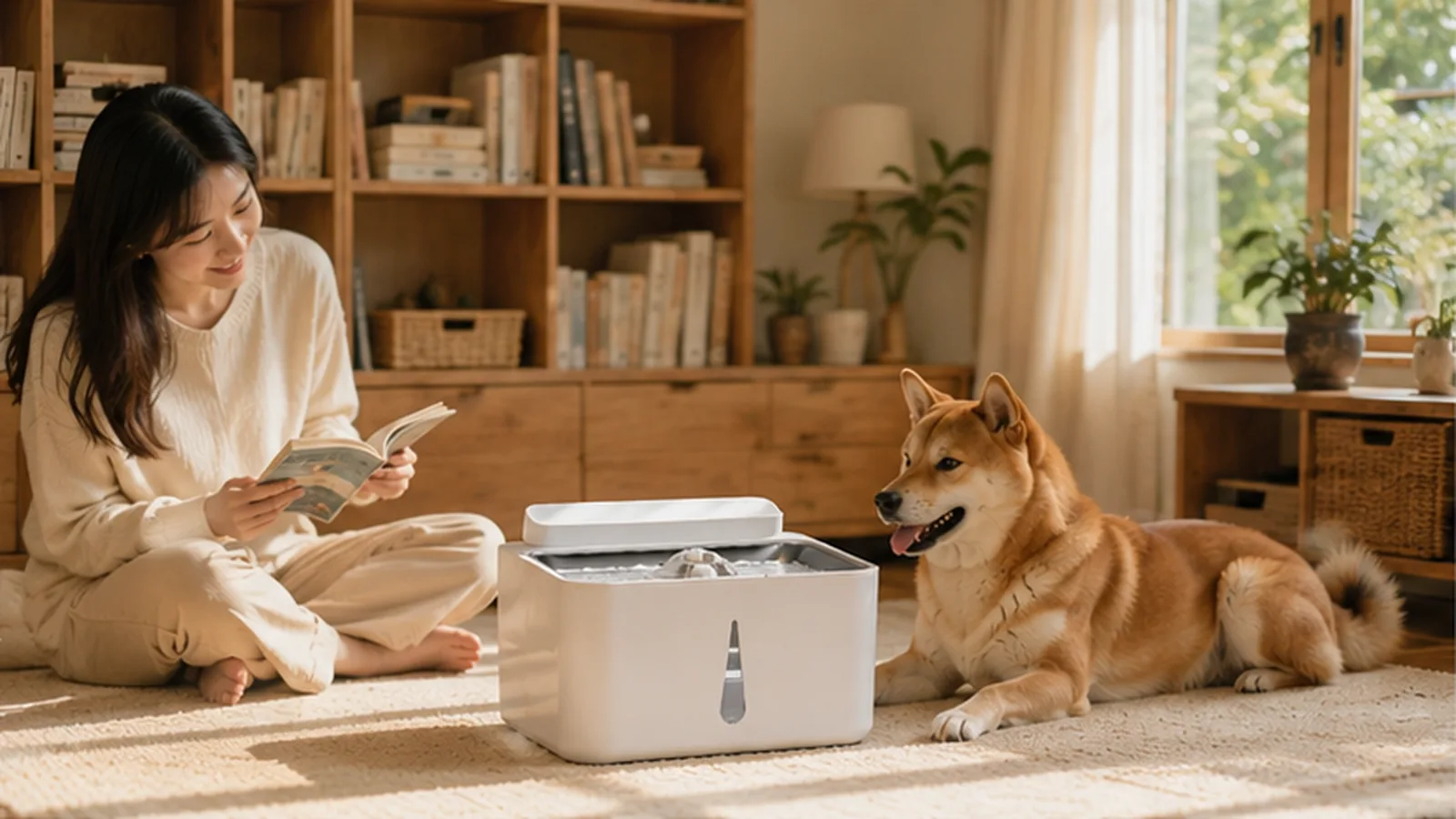 GuardHound Smart Recirculating Water Fountain · Morning Kitchen Light · GuardHound DOG