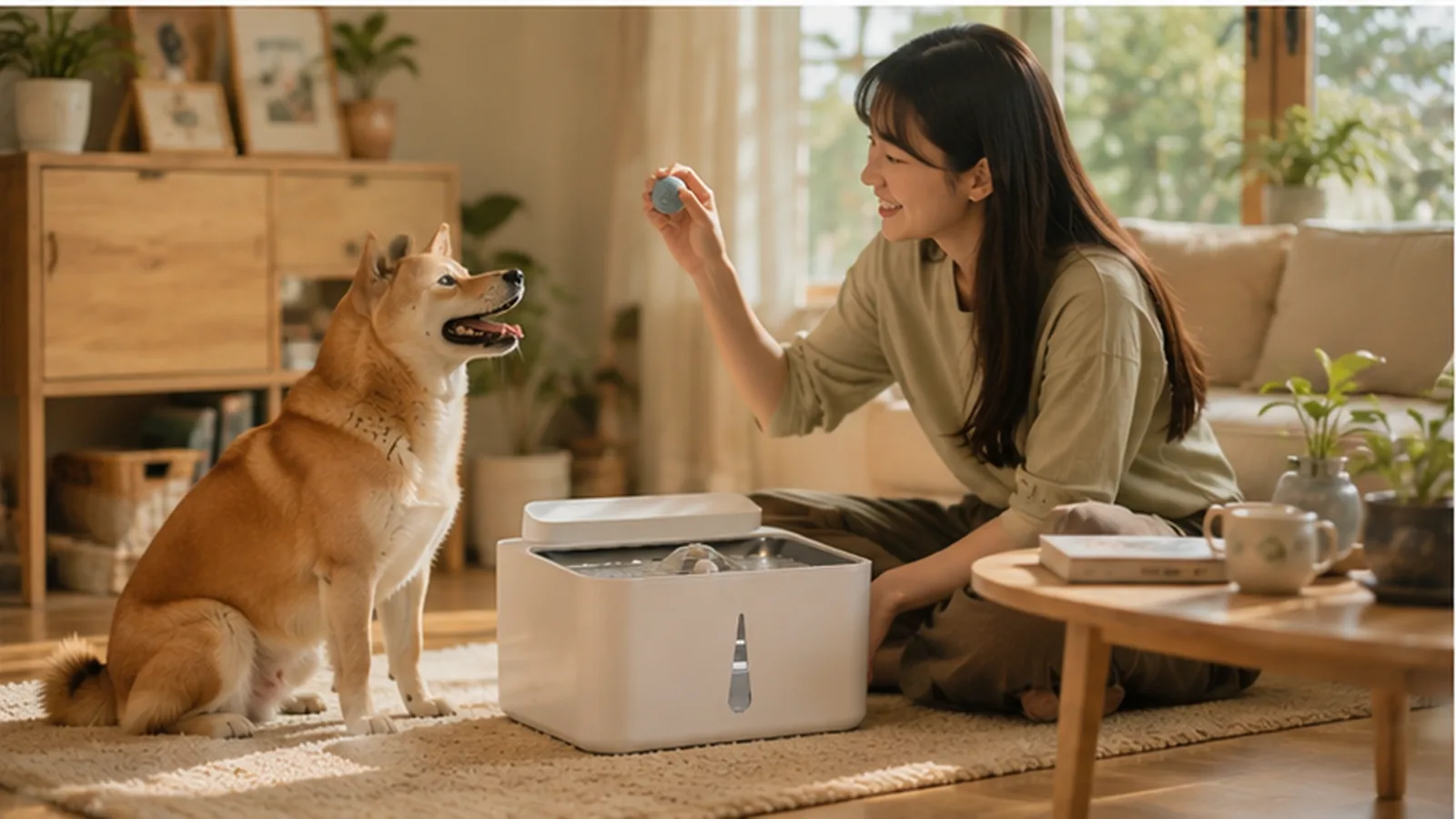 GuardHound Smart Recirculating Water Fountain · Late Night Study · GuardHound DOG