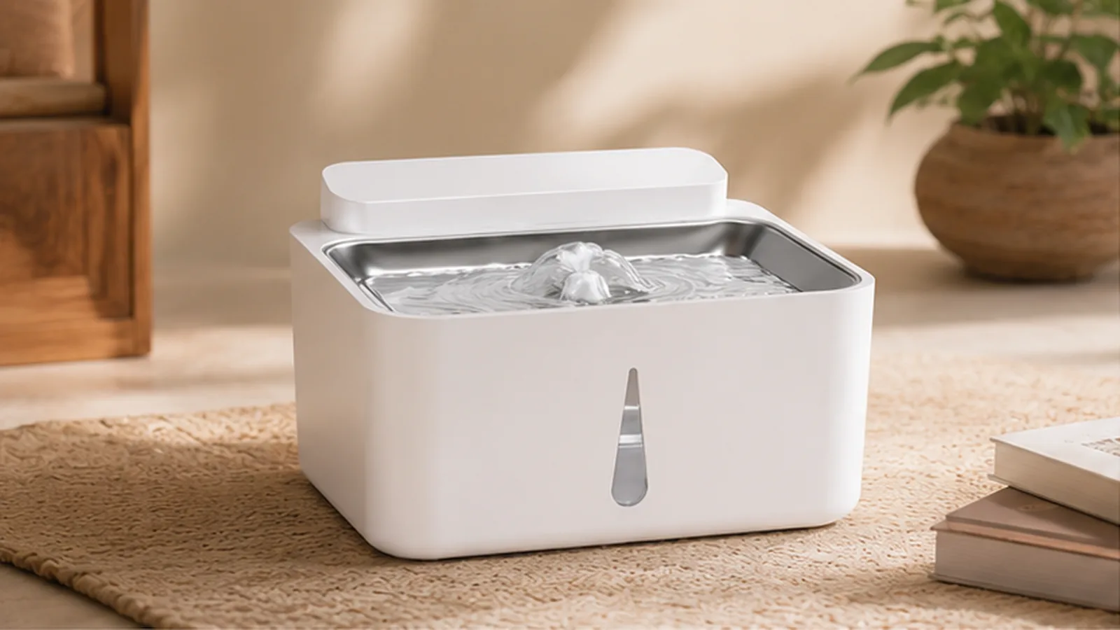 GuardHound Smart Recirculating Water Fountain · Mist Light Gray · GuardHound DOG