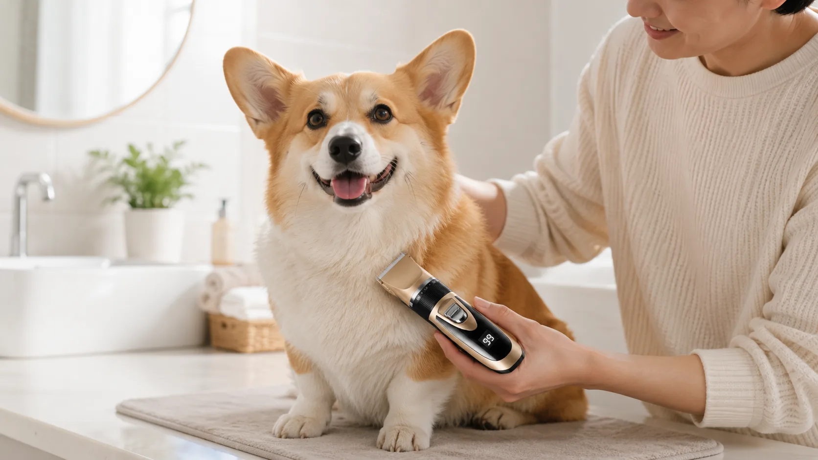 Smart Pet Clipper with Precision Guard · Professional Grooming Table · GuardHound DOG