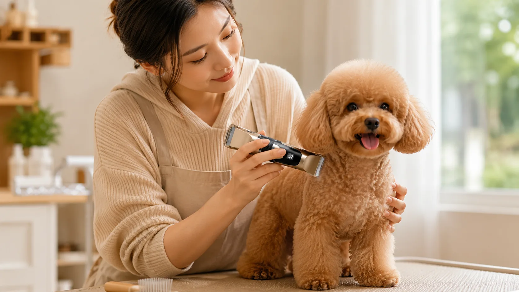Smart Pet Clipper with Precision Guard · Cozy Bedroom Care · GuardHound DOG