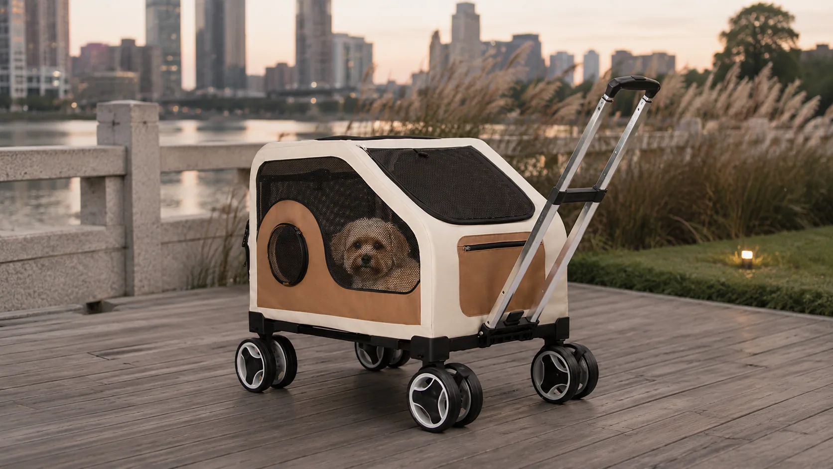 GuardHound Outdoor Pet Travel Luggage · Spacious Interior · GuardHound DOG