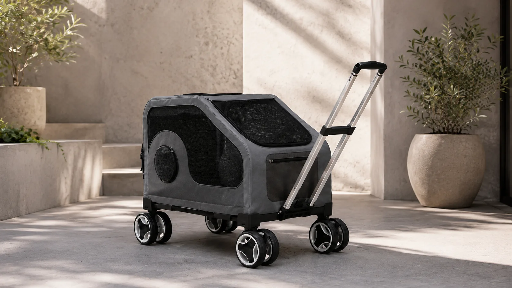 GuardHound Outdoor Pet Travel Luggage · Deep Ink Gray · GuardHound DOG