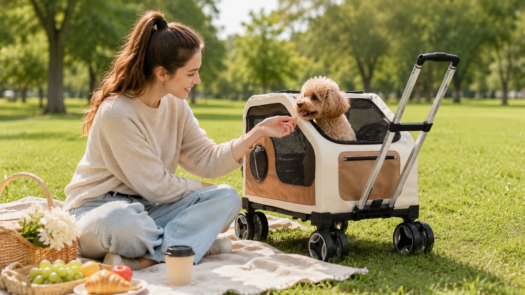 GuardHound Outdoor Pet Travel Luggage · Morning Park Stroll · GuardHound DOG
