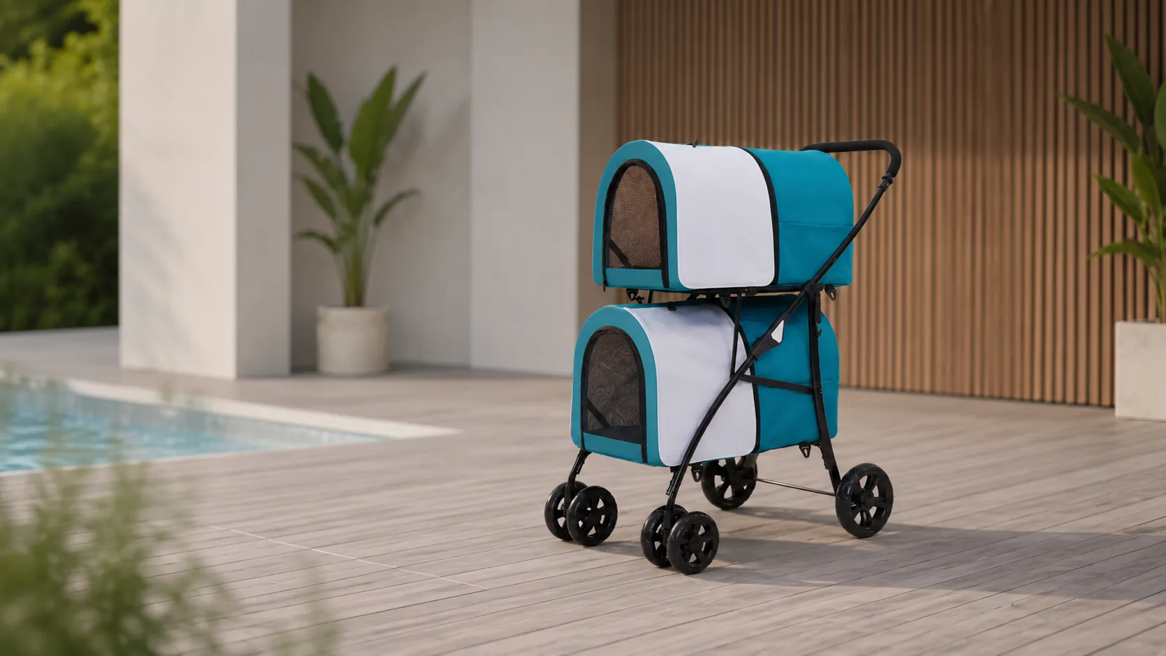 GuardHound Double-Decker Pet Stroller · Detail image 1 · GuardHound DOG