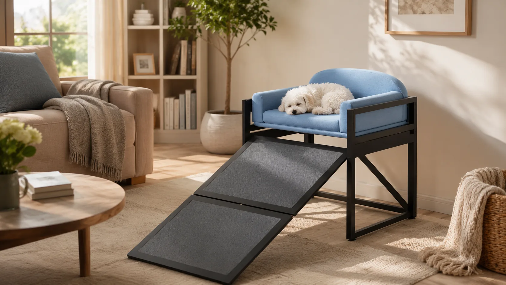 Dog Ramp Pet Sofa with Steps · Foldable Design · GuardHound DOG