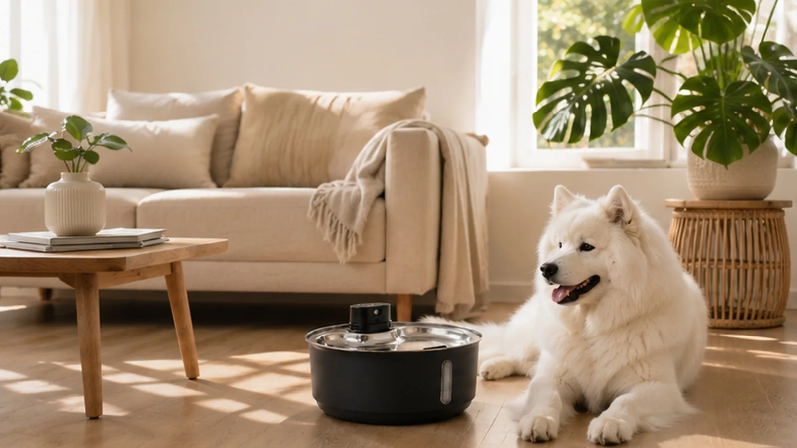 Smart Pet Water Fountain Stainless Steel · Detail image 1 · GuardHound DOG