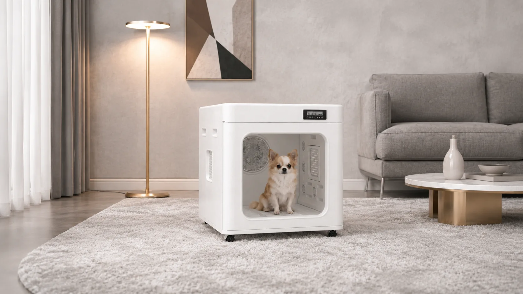 Smart Pet Drying Box with UV Sterilization · Detail image 1 · GuardHound DOG