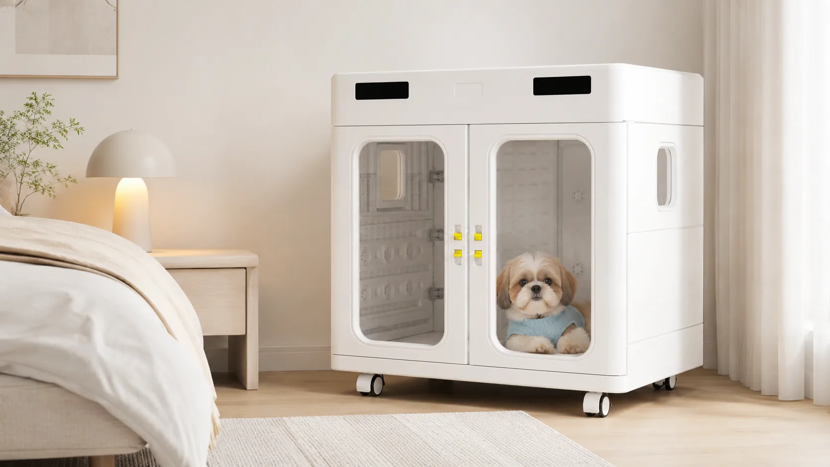 Smart Pet Drying Box with Intelligent Temperature Control · Intelligent Temperature Control · GuardHound DOG