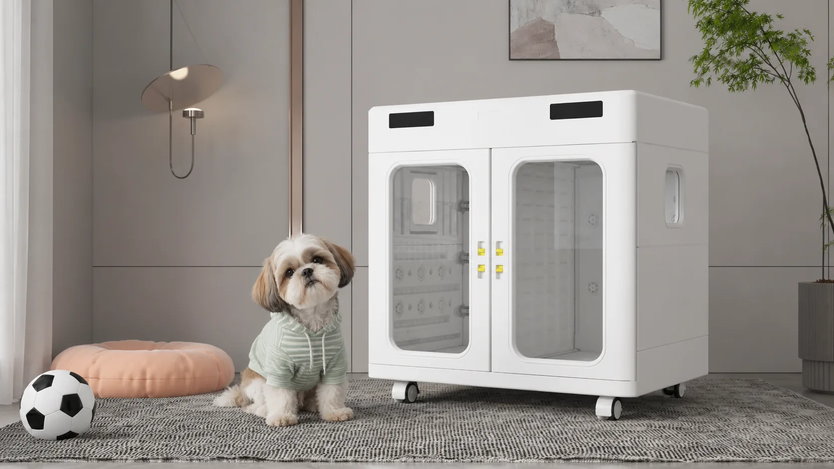 Smart Pet Drying Box with Intelligent Temperature Control · Ultra-Quiet Operation · GuardHound DOG