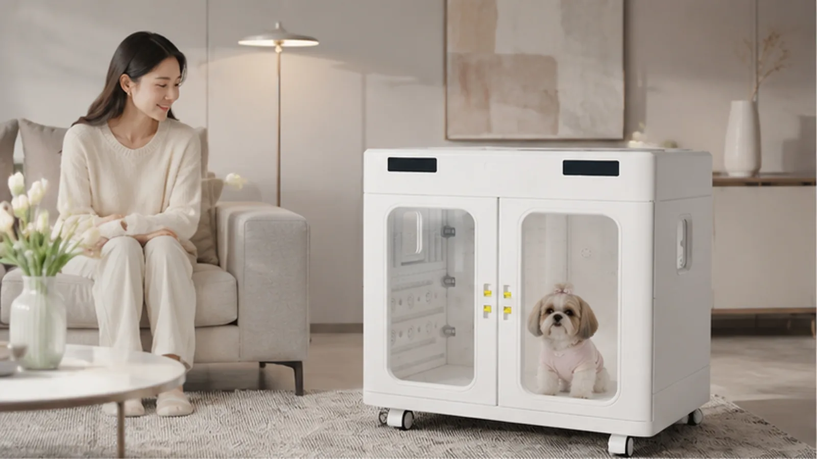 Smart Pet Drying Box with Intelligent Temperature Control · Morning Sunshine Drying · GuardHound DOG