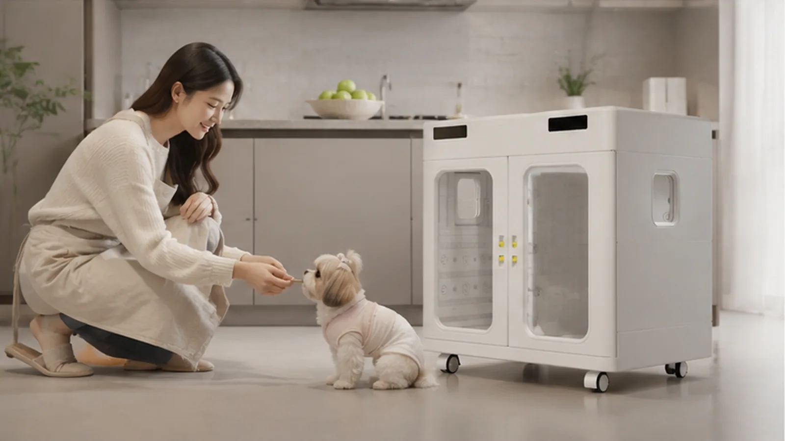 Smart Pet Drying Box with Intelligent Temperature Control · Afternoon Living Room Care · GuardHound DOG
