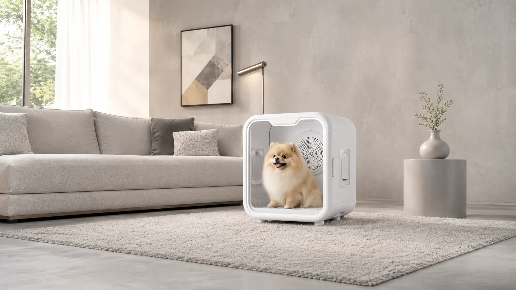 GuardHound Smart Pet Drying Box · Constant Temperature Drying · GuardHound DOG