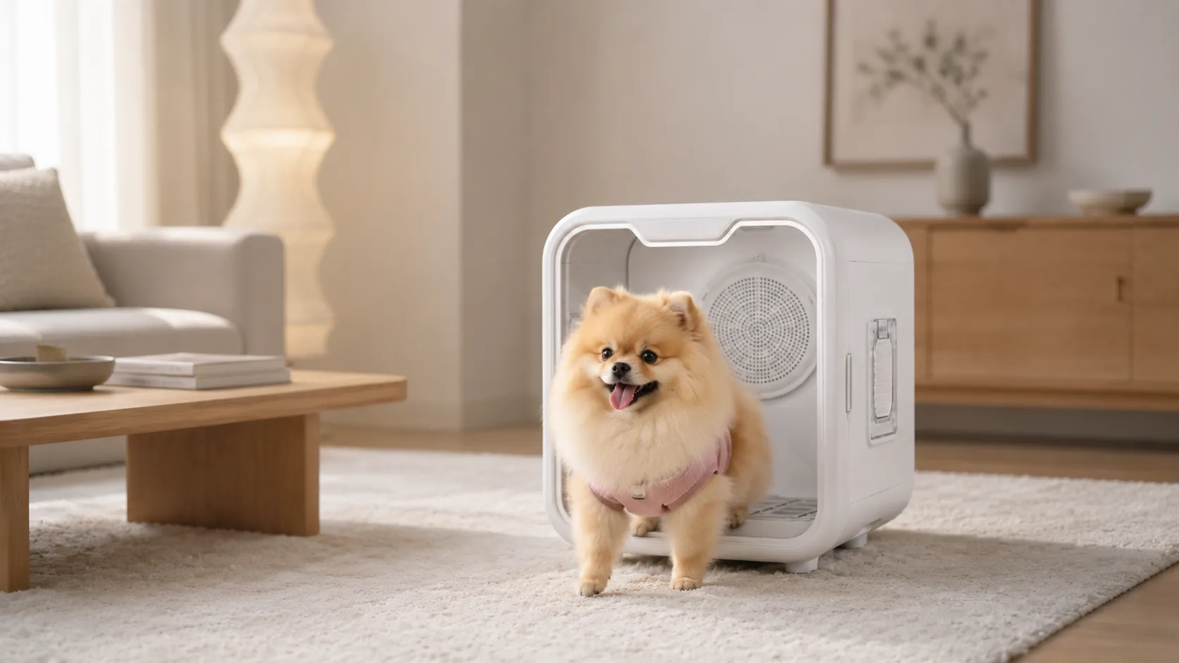 GuardHound Smart Pet Drying Box · UV Sterilization · GuardHound DOG