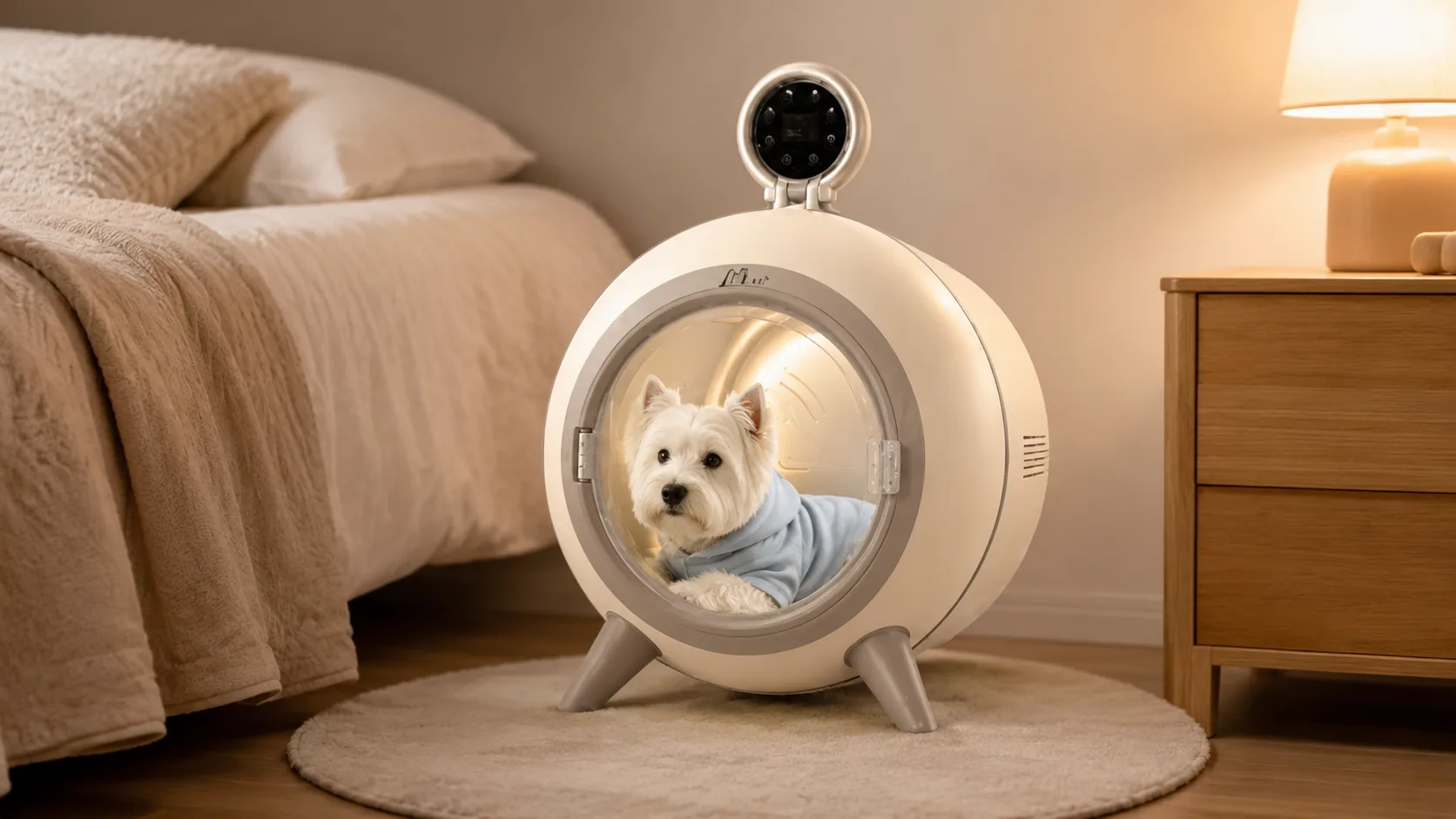 GuardHound Smart Silent Pet Dryer · Smart Temperature Control · GuardHound DOG