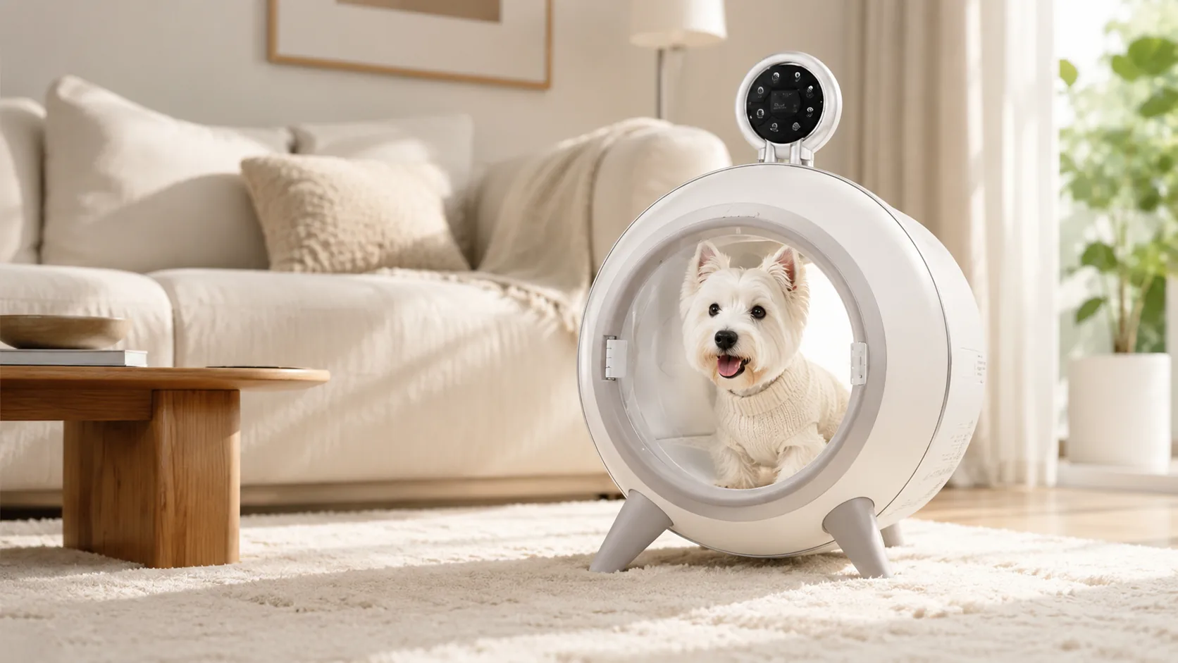 GuardHound Smart Silent Pet Dryer · Ultra-Quiet Operation · GuardHound DOG